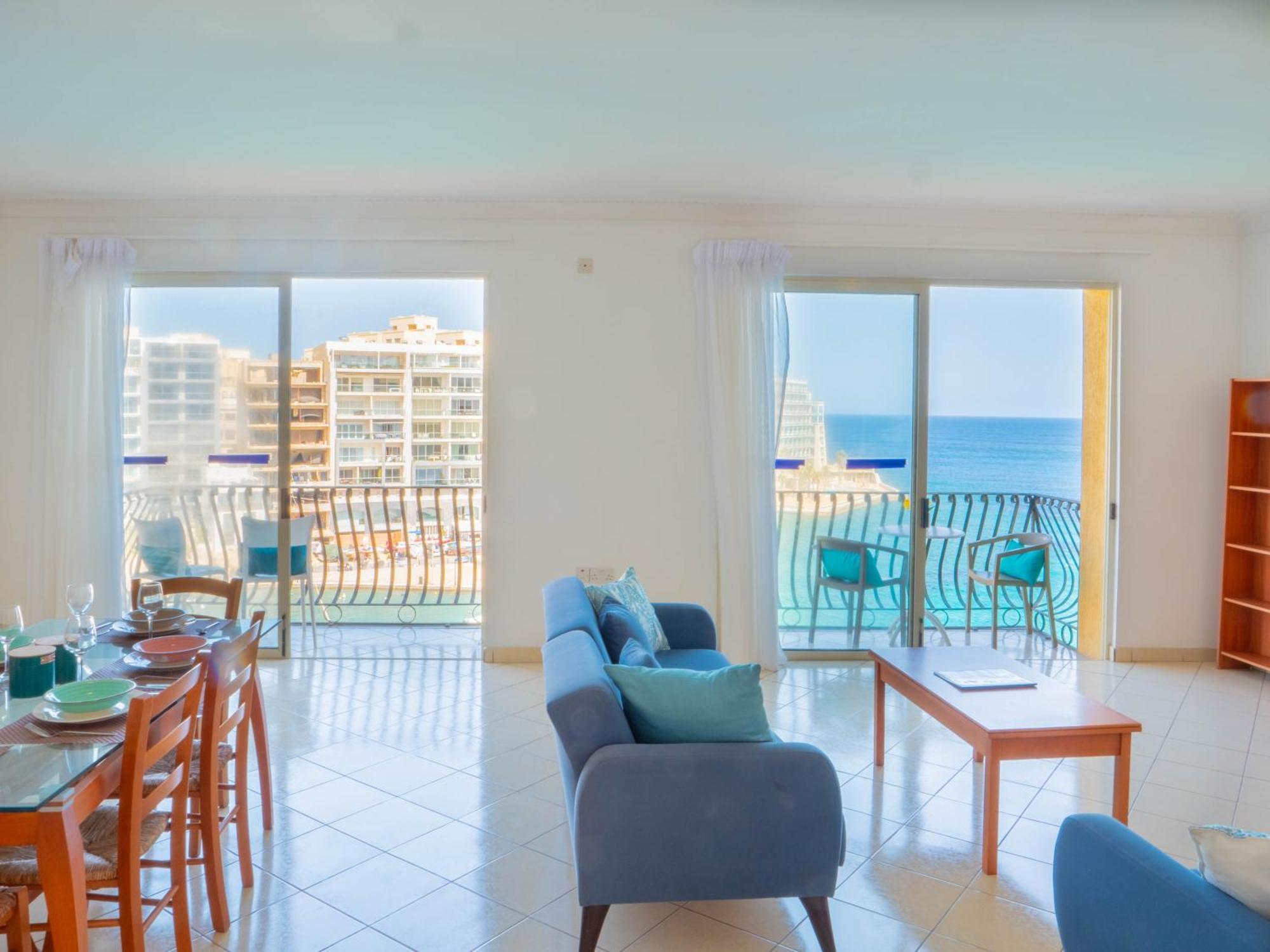 Morina Court - Seaview And Penthouse In St Julians By Shortletsmalta Сент Джулианс
