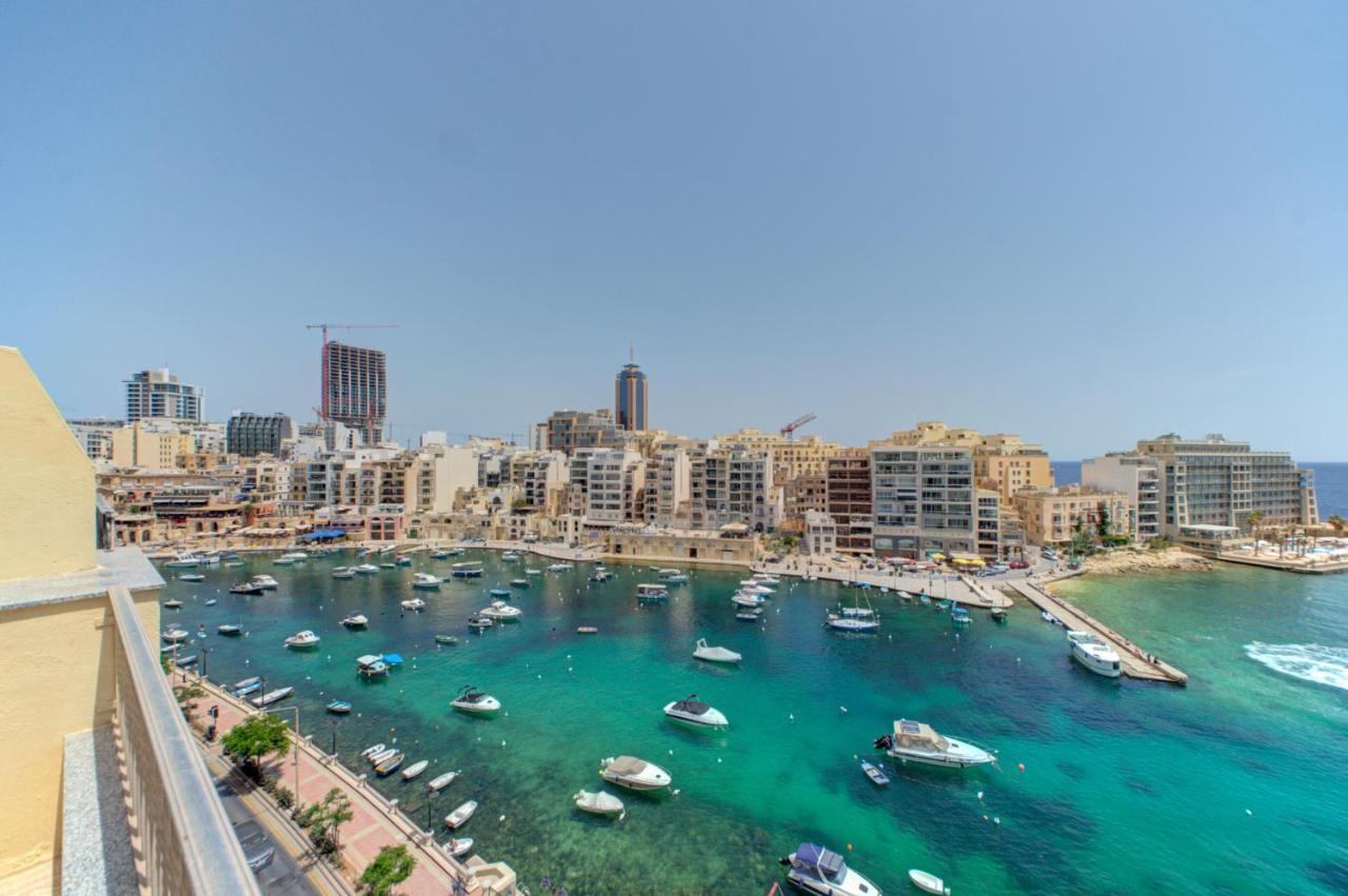 Morina Court - Seaview And Penthouse In St Julians By Shortletsmalta Lägenhet